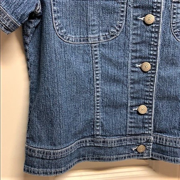 Christopher & Banks Denim Shirt Size S Blue - Picture 3 of 6